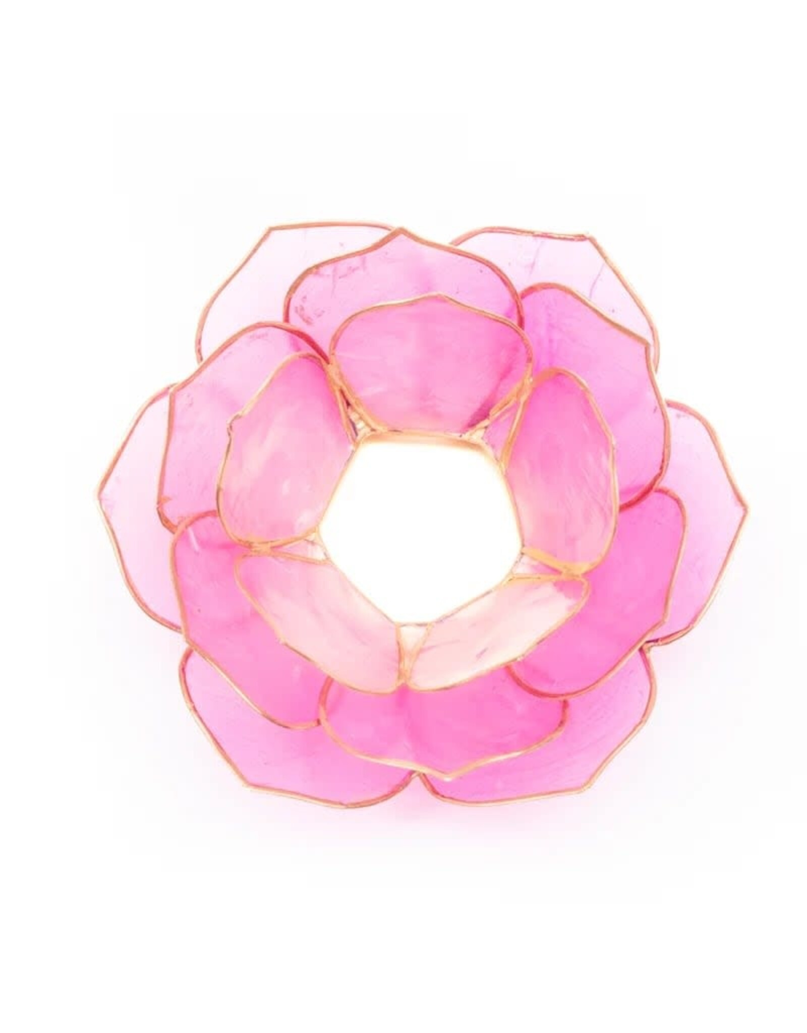 Lotus Bladvorm | Roze | Goudrand