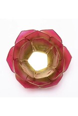 Lotus Bladvorm | Roze-Groen | Goudrand