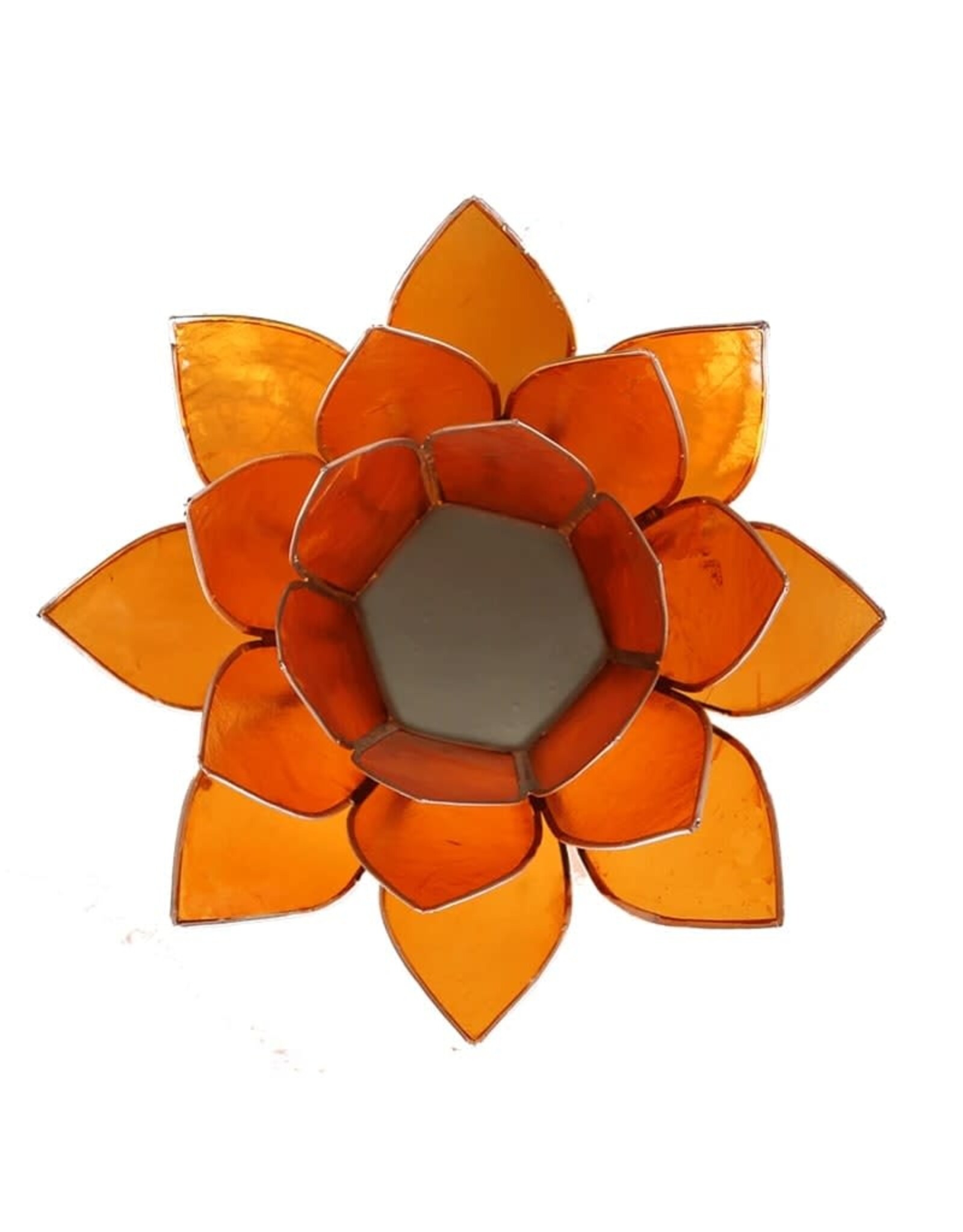 Lotus 2e Chakra | Oranje | Zilverrand