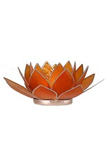 Lotus 2e Chakra | Oranje | Zilverrand