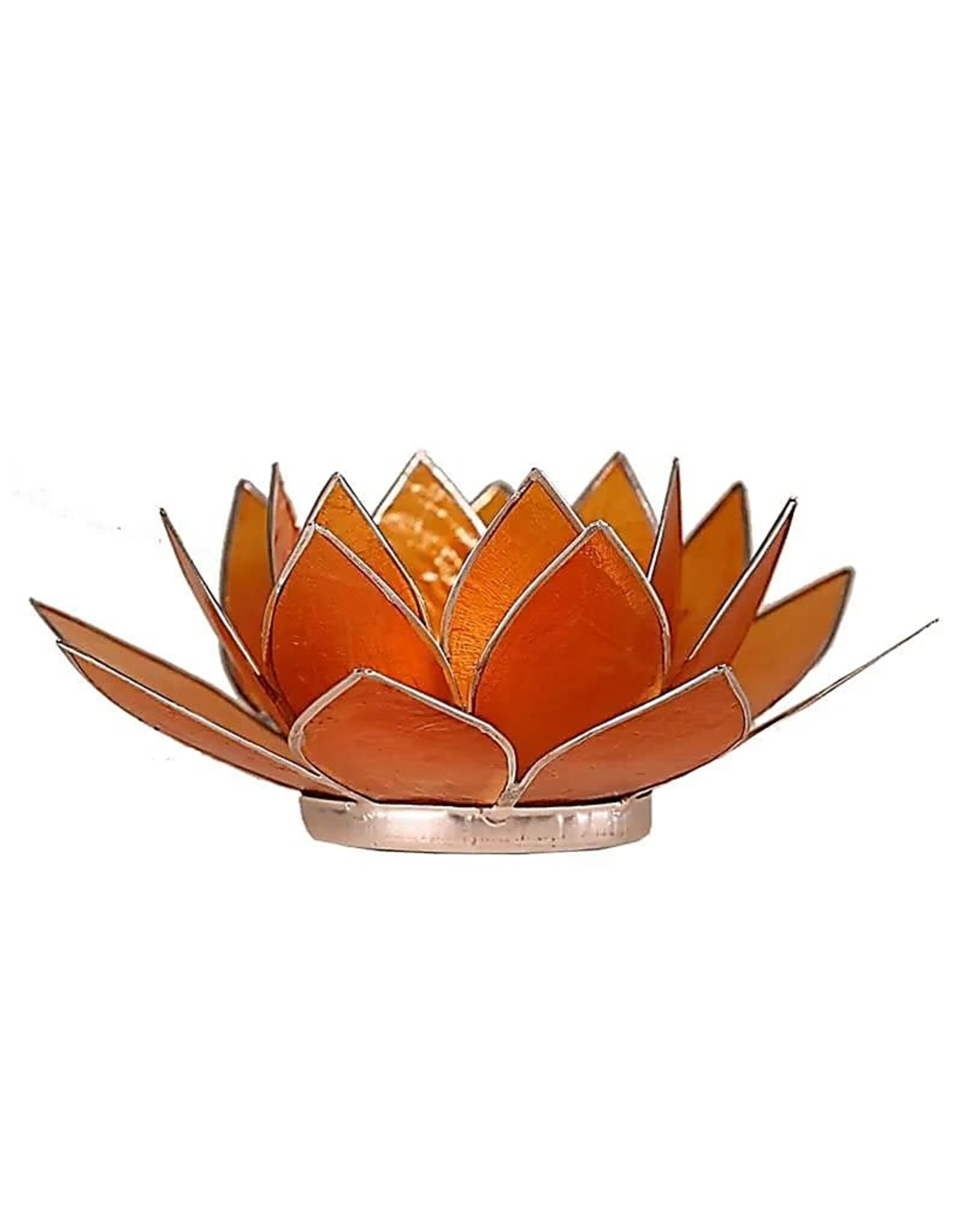 Lotus 2e Chakra | Oranje | Zilverrand