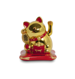 Gelukskat | Goud | 7,5cm