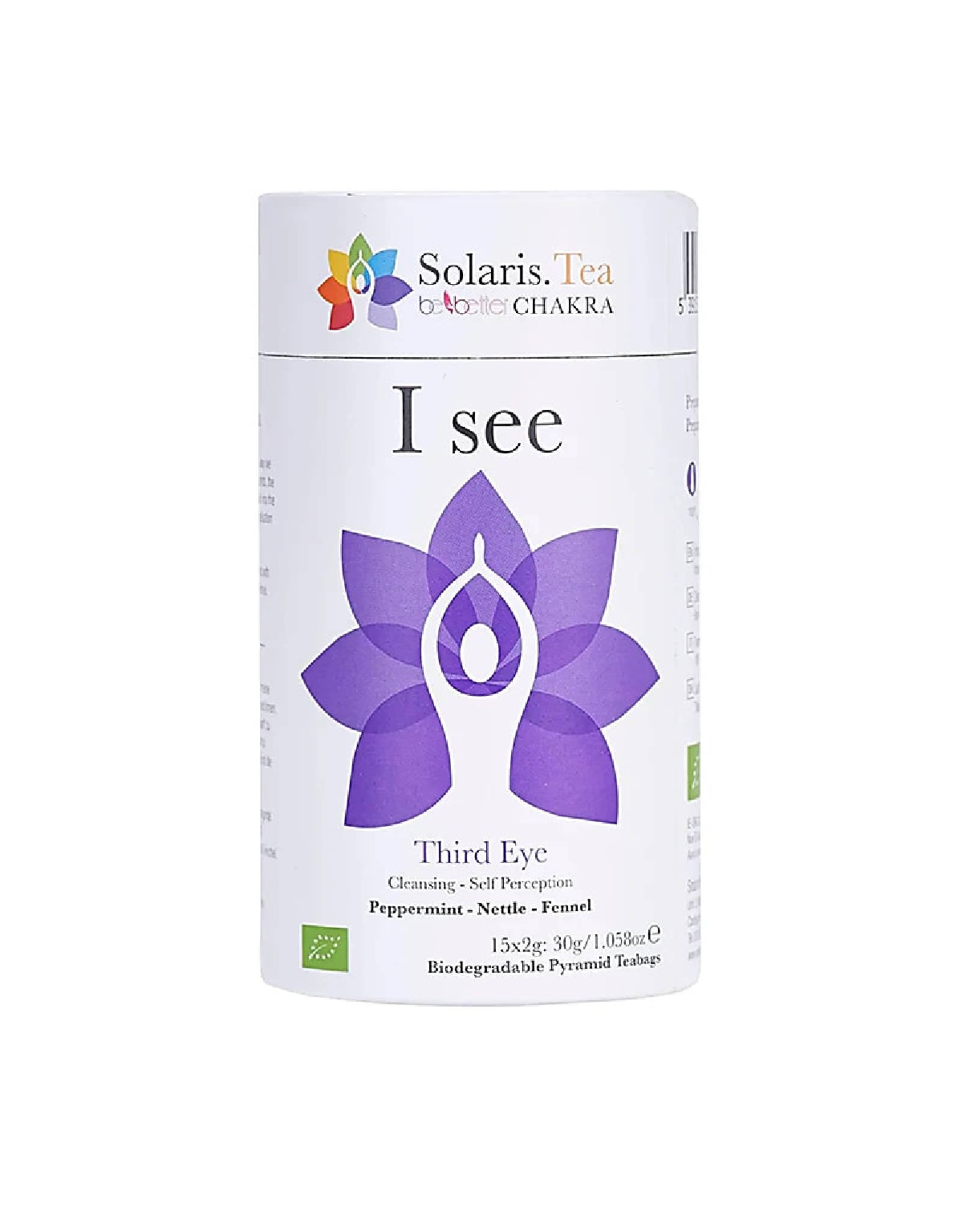 Solaris. Tea I See | Derde Oog Chakra | Bio