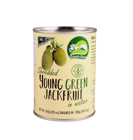 Nature's Charm Young Green Jackfruit | Water | Shredded | 565g