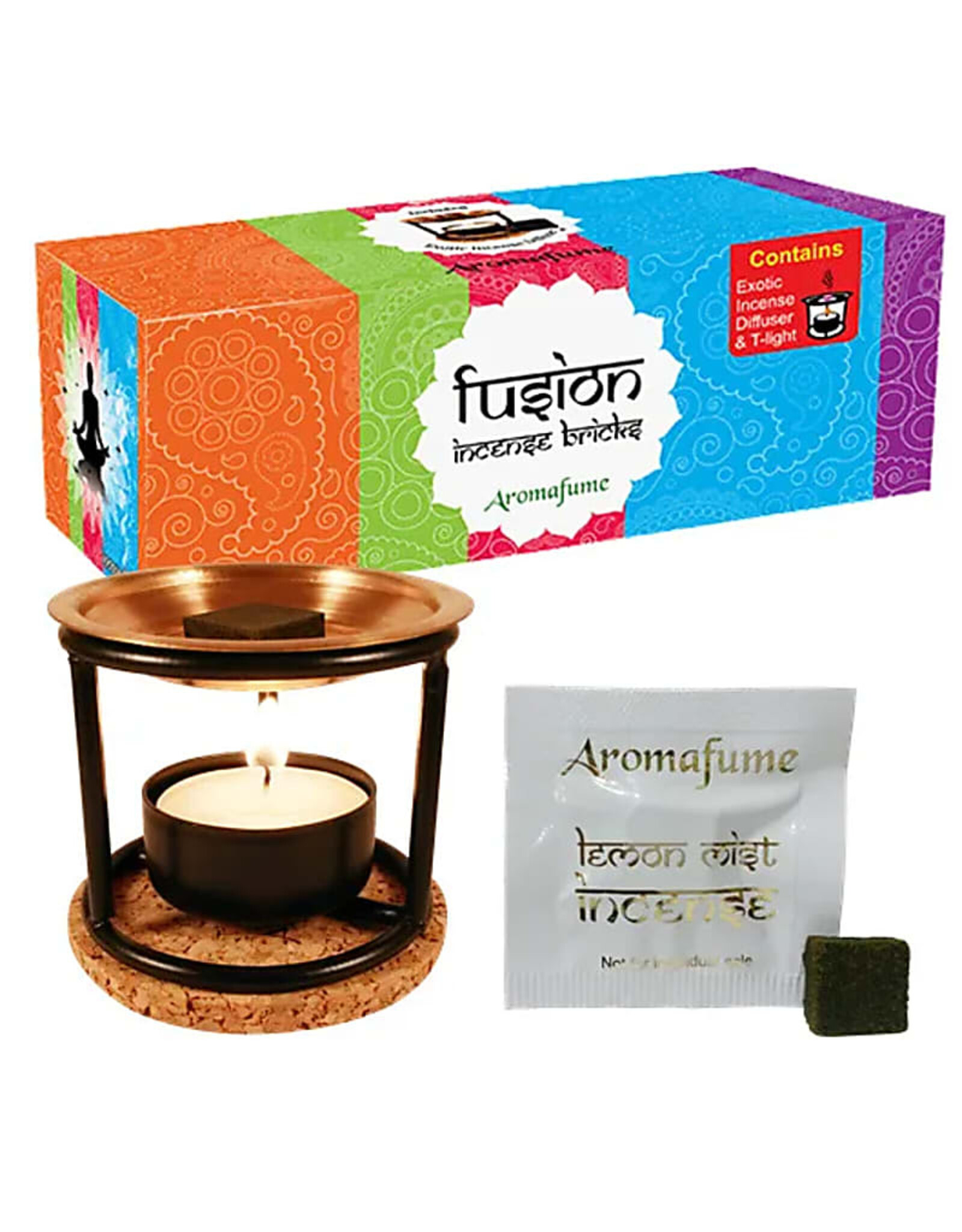 Aromafume Incense Diffuser | Fusion | Probeerset