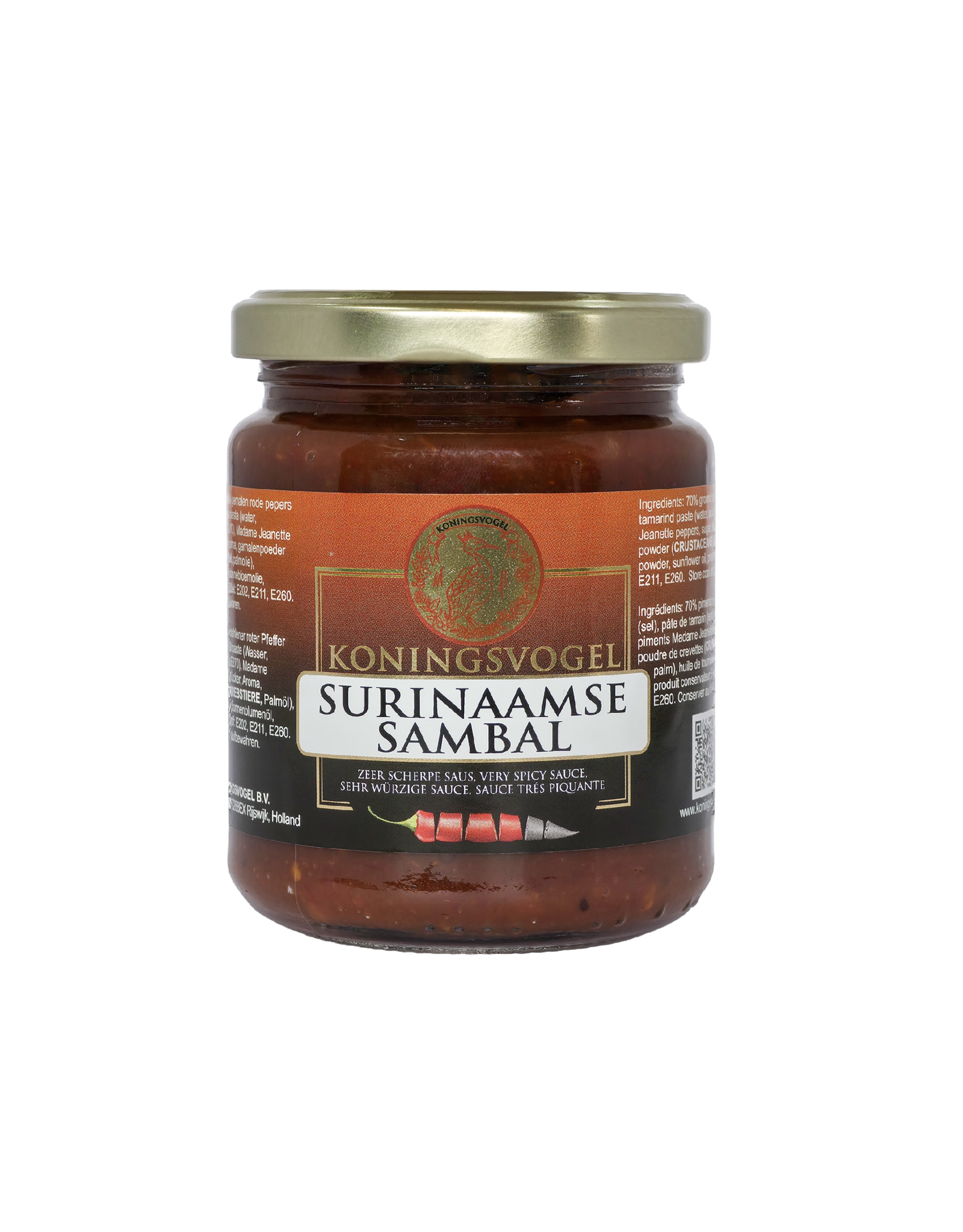 Koningsvogel Surinaamse Sambal | 270g