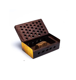 Song of India Wierookhars | Houten doosje | Amber-Vanille