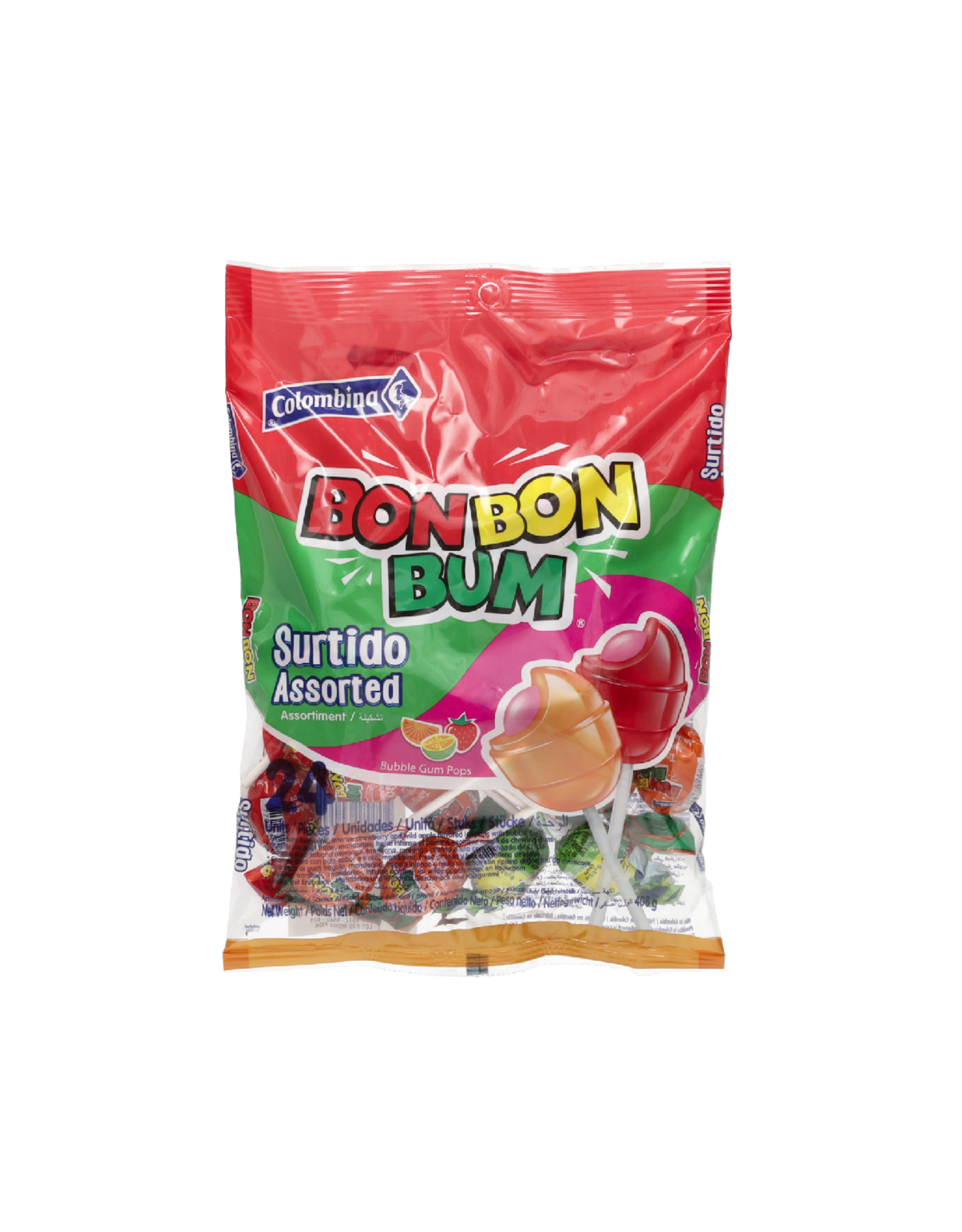 Bon Bon Bum Lollies Fruitmix | 408g