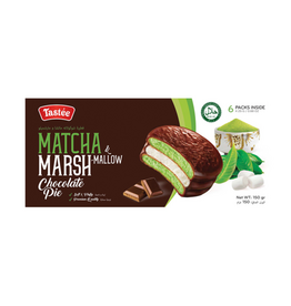 Tastee Matcha & Marshmallow Chocolate Pie Biscuits