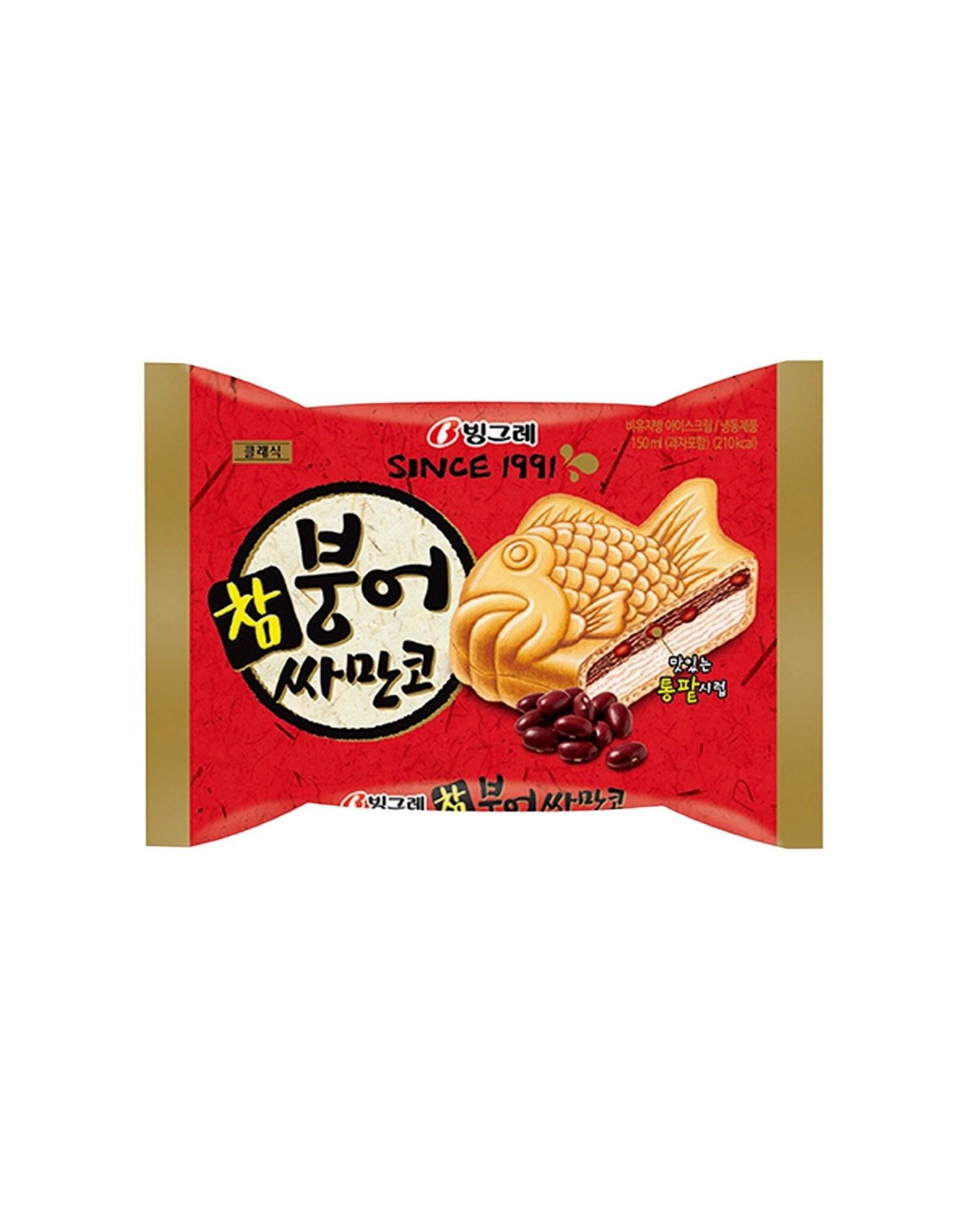 Binggrae Samanco | Icecream sandwich | Redbean