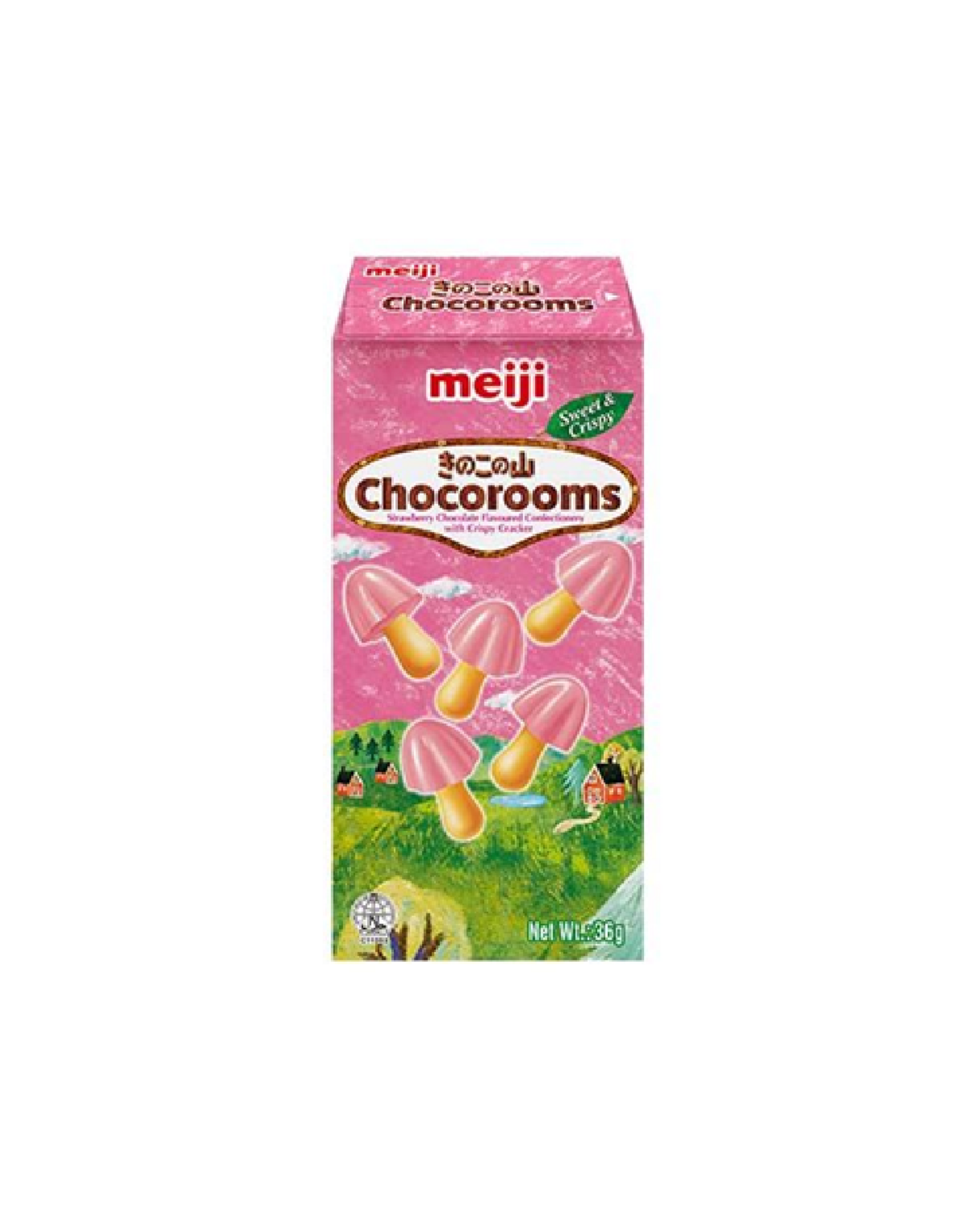 Meiji Chocorooms | Strawberry