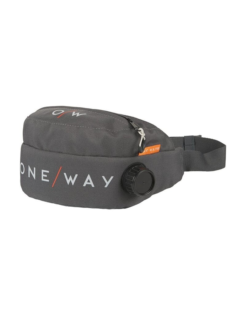 One Way Drinkbelt thermo light asfalt