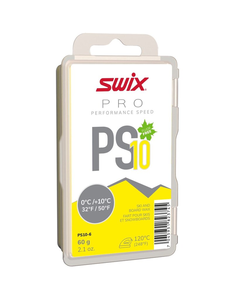 Swix Glijwax PS10 - geel 60gr