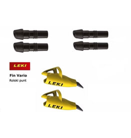 Leki Fin Vario Rollertip met montagedopjes