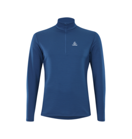 Loeffler Midlayer Uni Tech/Merino Heren Blauw