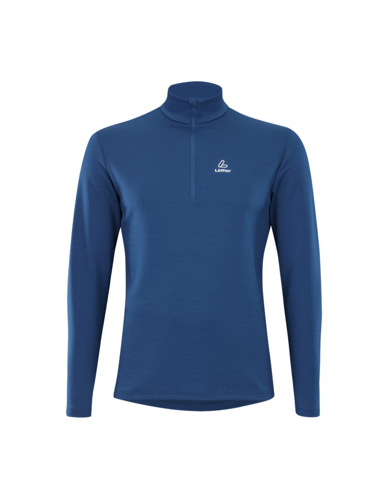 Loeffler Midlayer Uni Tech/Merino Heren Blauw