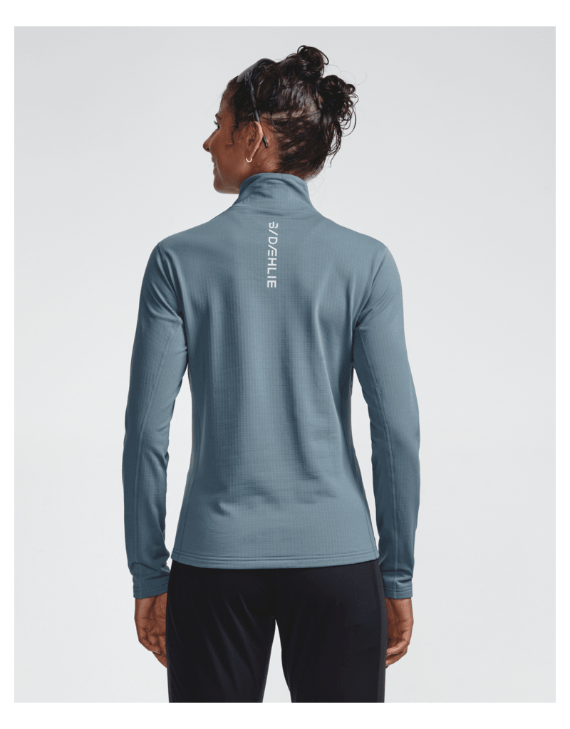 Daehlie Half Zip Pace Women Stone Blue