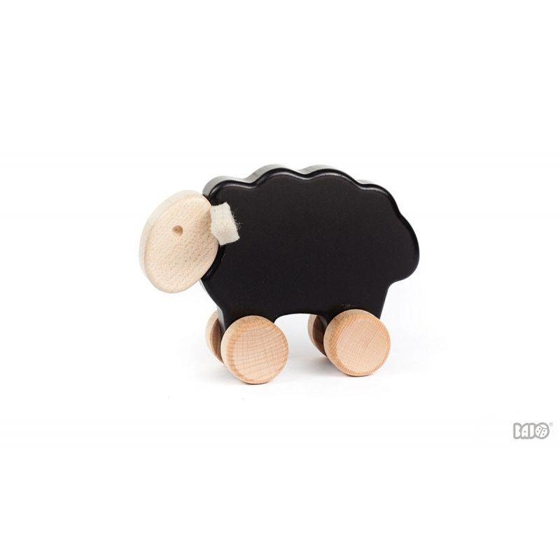 Bajo Zwart Schaap op wieltjes Lazy Lama Bajo Zwart Schaap op wieltjes Lazy Lama