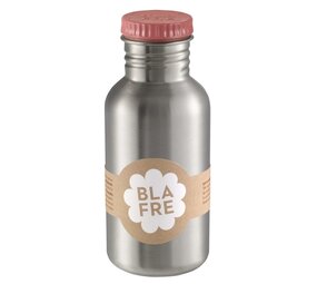 Blafre Stalen drinkfles 500ml Roze
