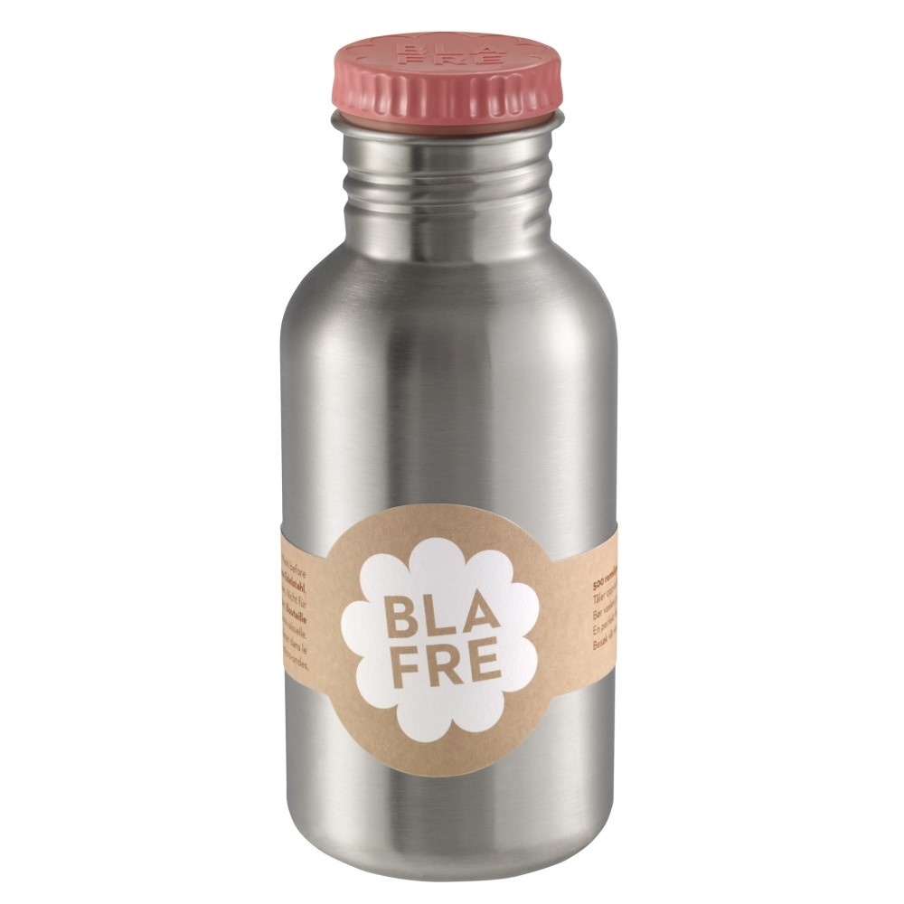 Stalen drinkfles 500ml | Roze Stalen drinkfles 500ml | Roze