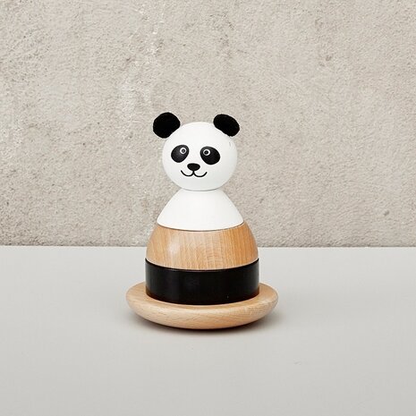By ASTRUP Houten Stapeltoren Panda