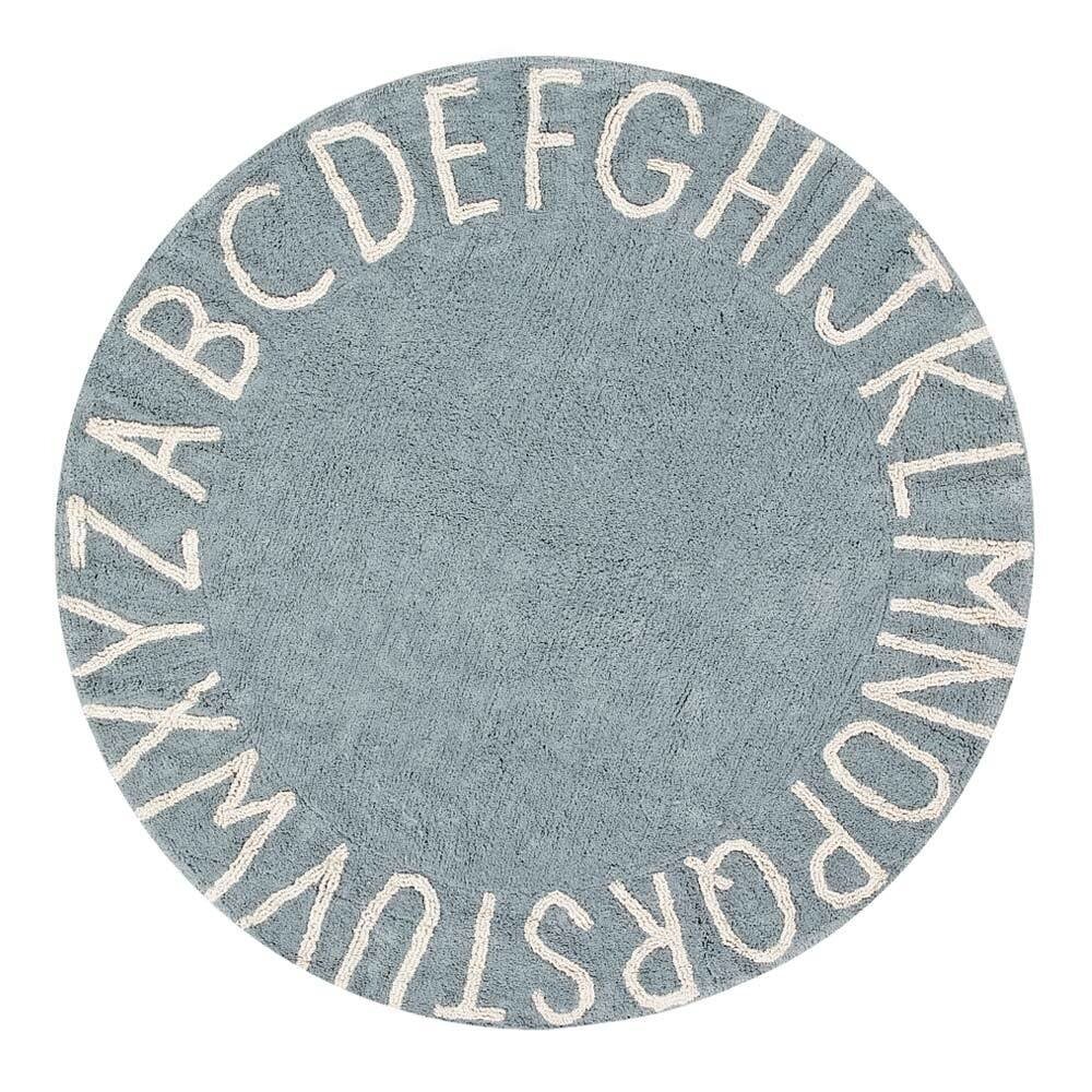 Lorena Canals Vloerkleed ABC Naturel Blauw Lorena Canals Vloerkleed ABC Naturel Blauw