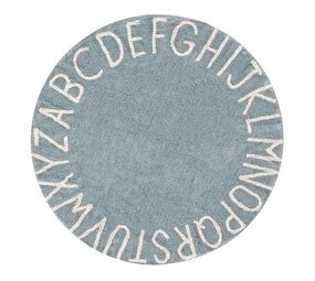 Lorena Canals Vloerkleed ABC Naturel Blauw Lorena Canals Vloerkleed ABC Naturel Blauw