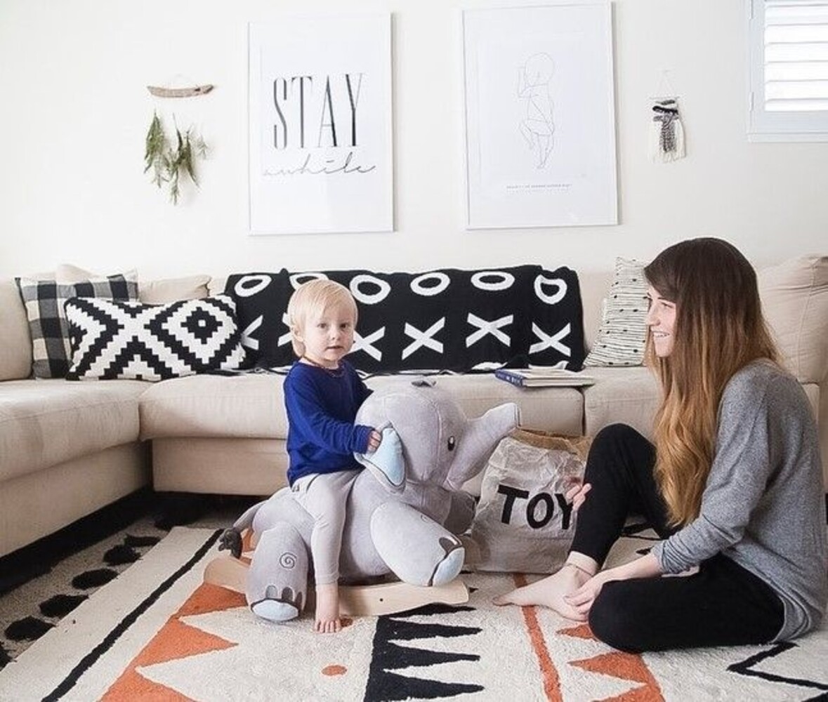 Lorena Canals Wasbaar Vloerkleed Azteca | Natural Terracotta