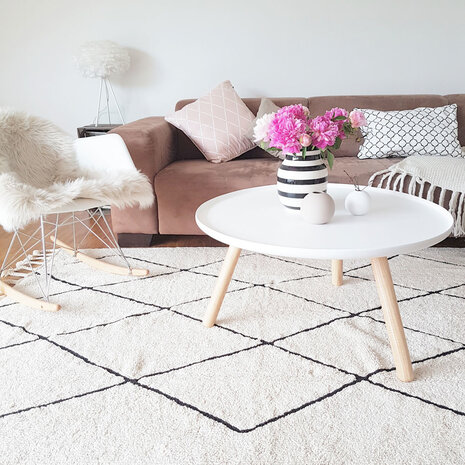 Lorena Canals Wasbaar Vloerkleed Bereber Beige | 140 x 200 cm Lorena Canals Wasbaar Vloerkleed Bereber Beige | 140 x 200 cm