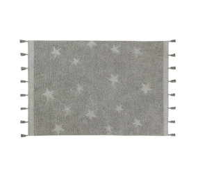 Lorena Canals Hippy Stars Grijs | Vloerkleed Lorena Canals Hippy Stars Grijs | Vloerkleed