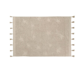 Lorena Canals Hippy Stars Natural | Vloerkleed Lorena Canals Hippy Stars Natural | Vloerkleed