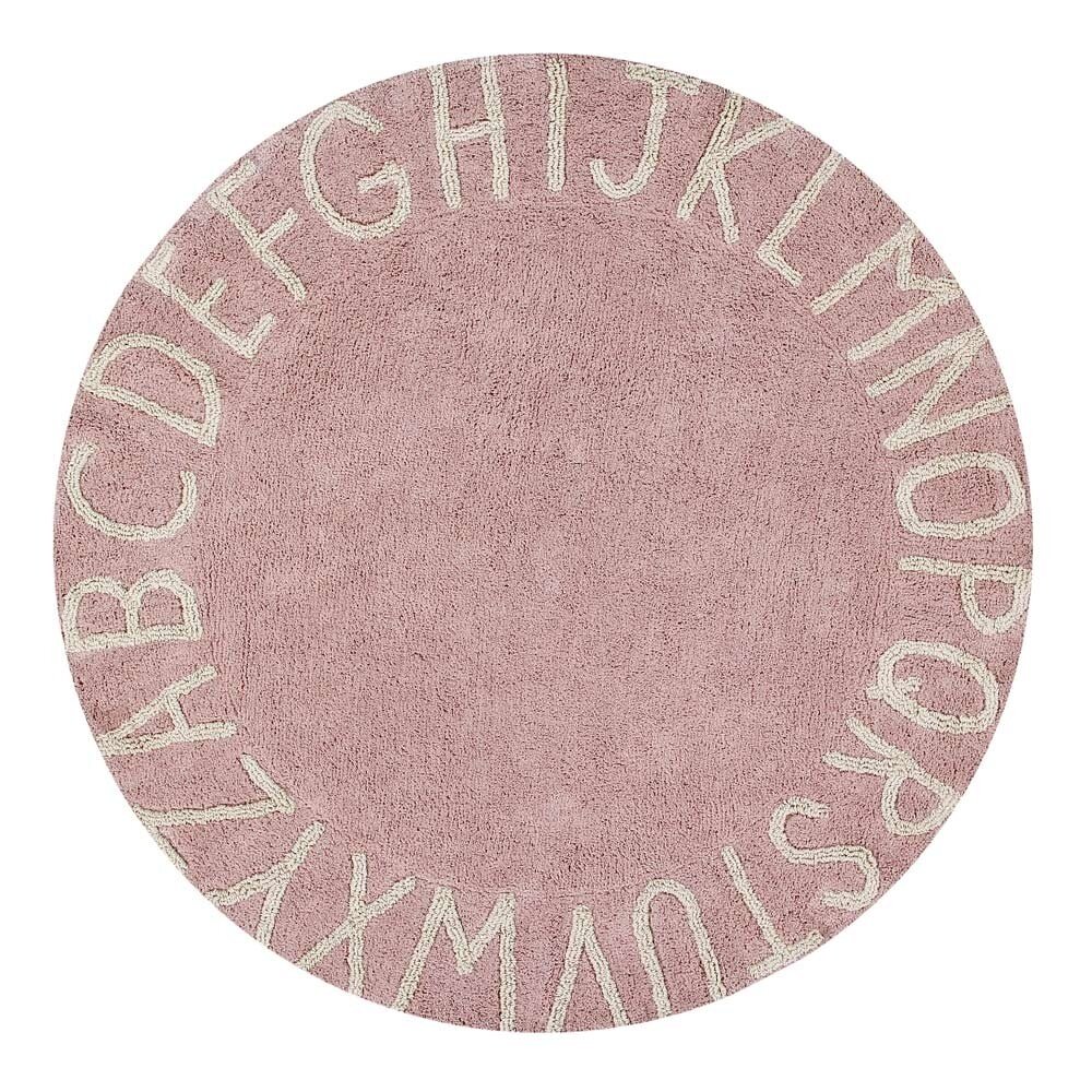 Lorena Canals Vloerkleed ABC Naturel Roze Lorena Canals Vloerkleed ABC Naturel Roze