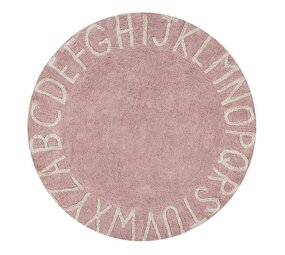 Lorena Canals Vloerkleed ABC Naturel Roze Lorena Canals Vloerkleed ABC Naturel Roze