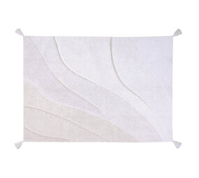 Lorena Canals Cotton Shades Wit | Vloerkleed 140 x 200 cm Lorena Canals Cotton Shades Wit | Vloerkleed 140 x 200 cm
