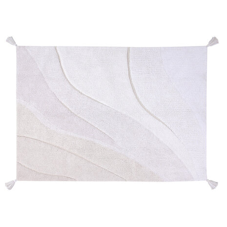 Lorena Canals Wasbaar Vloerkleed Cotton Shades Wit | 140 x 200 cm Lorena Canals Wasbaar Vloerkleed Cotton Shades Wit | 140 x 200 cm