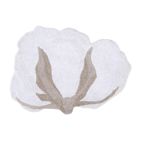 Lorena Canals Wasbaar Vloerkleed Cotton Flower Wit | 120 x 130 cm Lorena Canals Wasbaar Vloerkleed Cotton Flower Wit | 120 x 130 cm