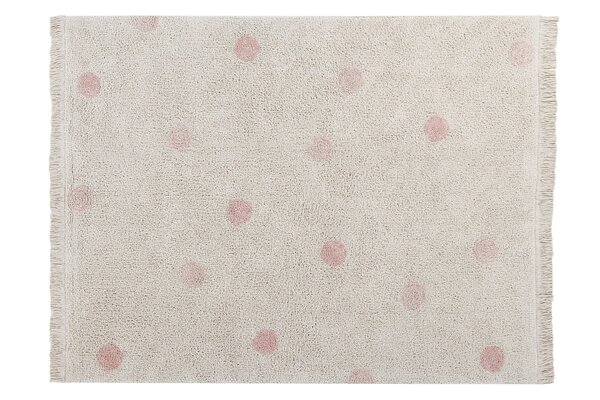 Lorena Canals Wasbaar Vloerkleed Hippy Dots Natural - Vintage Nude Lorena Canals Wasbaar Vloerkleed Hippy Dots Natural - Vintage Nude