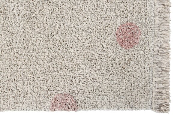 Lorena Canals Wasbaar Vloerkleed Hippy Dots Natural - Vintage Nude Lorena Canals Wasbaar Vloerkleed Hippy Dots Natural - Vintage Nude