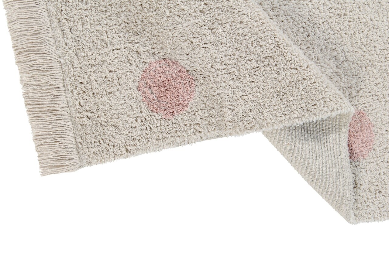 Lorena Canals Wasbaar Vloerkleed Hippy Dots Natural - Vintage Nude Lorena Canals Wasbaar Vloerkleed Hippy Dots Natural - Vintage Nude