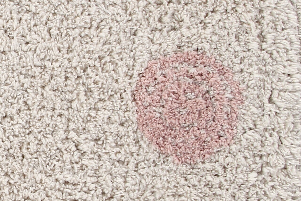 Lorena Canals Wasbaar Vloerkleed Hippy Dots Natural - Vintage Nude Lorena Canals Wasbaar Vloerkleed Hippy Dots Natural - Vintage Nude
