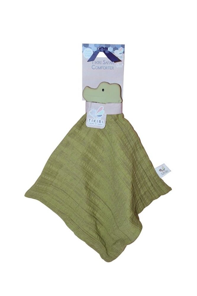 Tikiri Knuffeldoek Mijn Eerste Safaridiertje | Krokodil Tikiri Knuffeldoek Mijn Eerste Safaridiertje | Krokodil