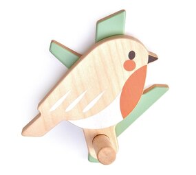 Tender Leaf Toys Houten Vogel Haakje | Forest Coat Hook Tender Leaf Toys Houten Vogel Haakje | Forest Coat Hook