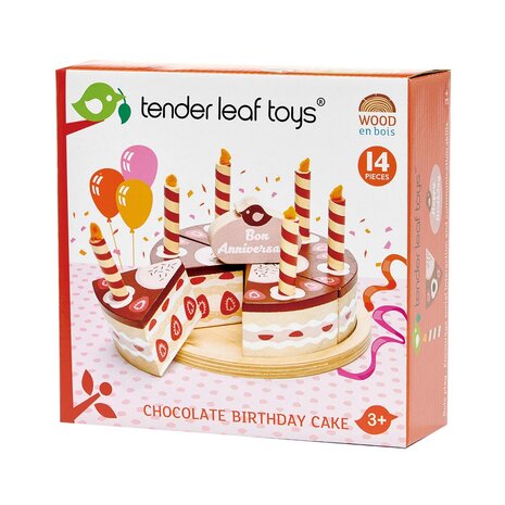 Tender Leaf Toys Chocolade Verjaardagstaart