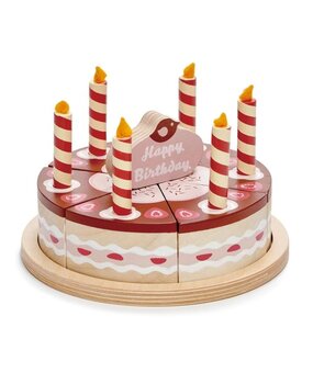 Tender Leaf Toys Chocolade Verjaardagstaart Tender Leaf Toys Chocolade Verjaardagstaart
