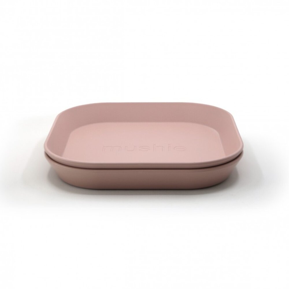 Mushie Borden Vierkant | Blush (2 stuks)