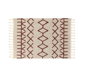 Lorena Canals Bereber Burgundy | Vloerkleed 120 x 160 cm Lorena Canals Bereber Burgundy | Vloerkleed 120 x 160 cm