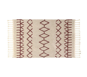 Lorena Canals Bereber Burgundy | Vloerkleed 140 x 200 cm Lorena Canals Bereber Burgundy | Vloerkleed 140 x 200 cm