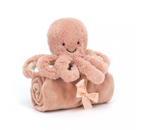 Jellycat Odell Octopus Soother Knuffeldoek Jellycat Odell Octopus Soother Knuffeldoek