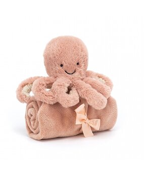 Jellycat Odell Octopus Soother Knuffeldoek