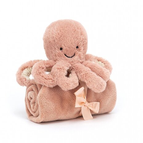 Jellycat Odell Octopus Soother Knuffeldoek Jellycat Odell Octopus Soother Knuffeldoek
